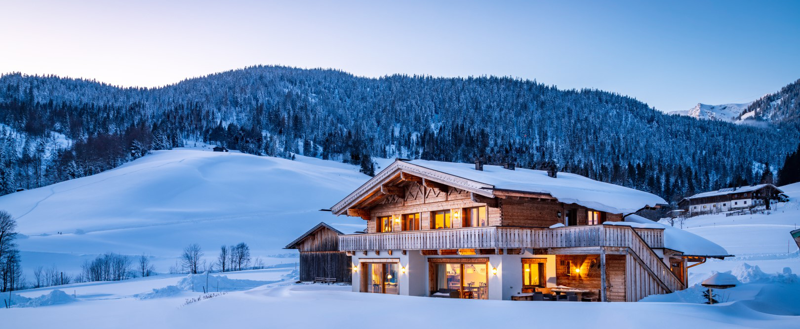 Luxus-Ferienchalet in den Bergen